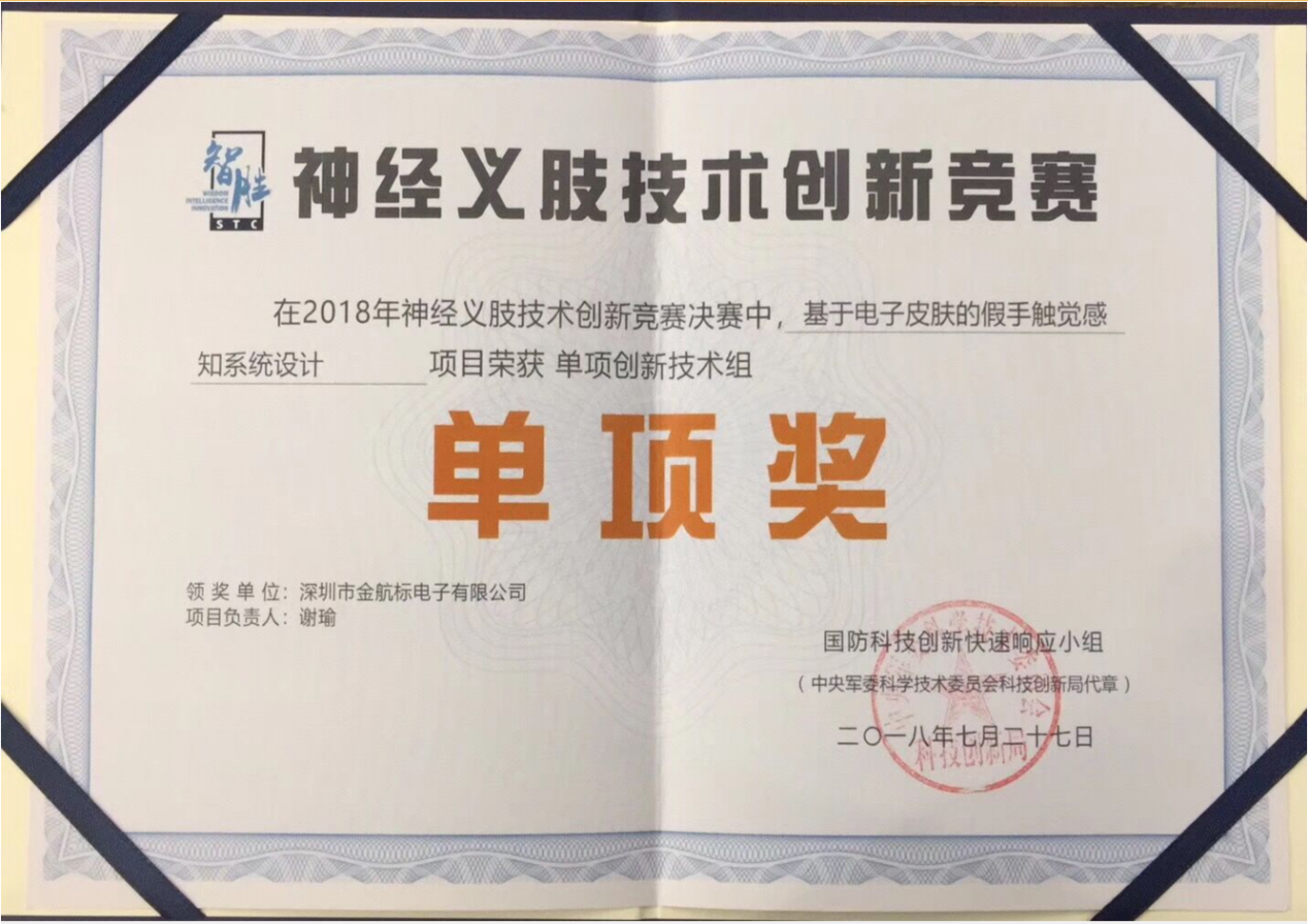  金航標kinghelm獲得[敏感詞][敏感詞][敏感詞]科技創(chuàng)新單項獎